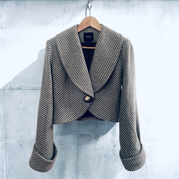 Vintage SMYTHE, WOOL, CROPPED BLAZER - Picture 1 of 5